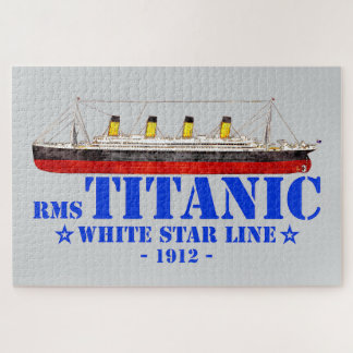 RMS Titanic Illustratie - White Star Line 1912 Legpuzzel