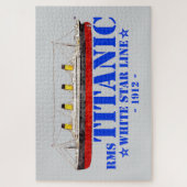 RMS Titanic Illustratie - White Star Line 1912 Legpuzzel (Verticaal)