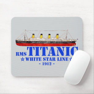 RMS Titanic Illustratie - White Star Line 1912 Muismat