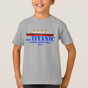 RMS Titanic Illustratie - White Star Line 1912 T-shirt