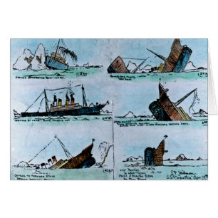 RMS Titanic  Illustration of Sinking