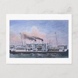 RMS Titanic Internal Illustration Briefkaart