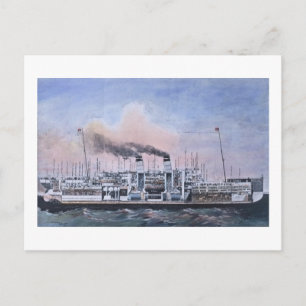 RMS Titanic Internal Illustration  Briefkaart