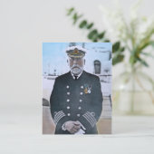 RMS Titanic Kapitein Edward J. Smith Briefkaart (Staand voorkant)
