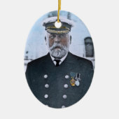 RMS Titanic Kapitein Edward J. Smith Keramisch Ornament (Voorkant)