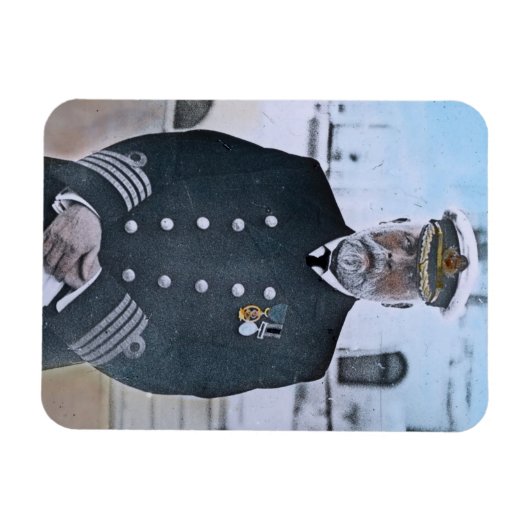 RMS Titanic Kapitein Edward J. Smith Magneet (Horizontaal)