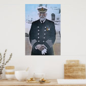 RMS Titanic Kapitein Edward J. Smith Poster (Keuken)