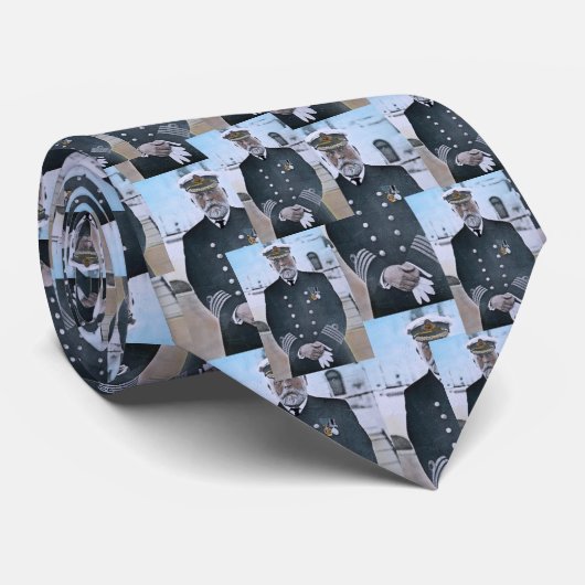 RMS Titanic Kapitein Edward J. Smith Stropdas (Opgerold)