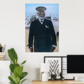 RMS Titanic Kapitein Edward John Smith Poster (Thuiskantoor)