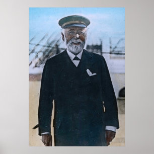 RMS Titanic Kapitein Edward John Smith Poster