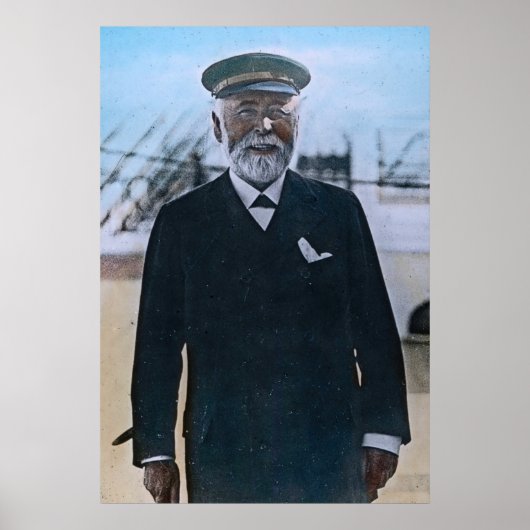 RMS Titanic Kapitein Edward John Smith Poster (Voorkant)