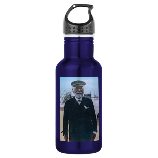 RMS Titanic Kapitein Edward Smith  Waterfles (Voorkant)