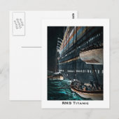 RMS Titanic Launching of the Lifeships  Briefkaart (Voorkant / Achterkant)