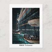 RMS Titanic Launching of the Lifeships  Briefkaart (Voorkant)
