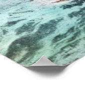 RMS Titanic Lifeboot  Handkleur Poster (Hoek)