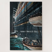 RMS Titanic Lifebots zijn  minder goed Legpuzzel (Verticaal)