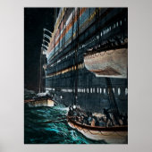 RMS Titanic Lifebots zijn  minder goed Poster (Voorkant)
