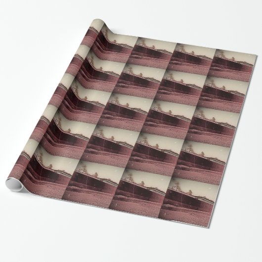 RMS Titanic Maiden Voyage Cadeaupapier (Uitgerold)