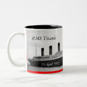 RMS Titanic Mok (Links)