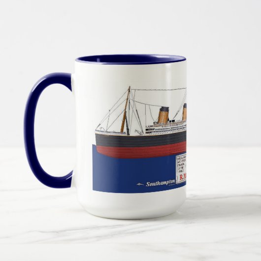 RMS Titanic Mok (Links)