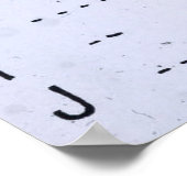 RMS Titanic Morse Code SOS Poster (Hoek)