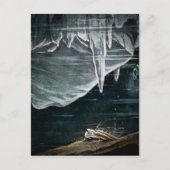 RMS Titanic onder het Zee en Icebergs  Briefkaart (Voorkant)