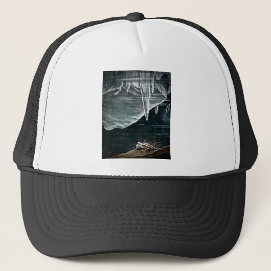 RMS Titanic onder het Zee en Icebergs Trucker Pet (Voorkant)