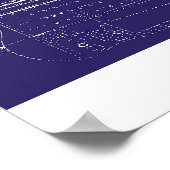 RMS Titanic Original Blueprint, verbeterd voor kle Poster (Hoek)