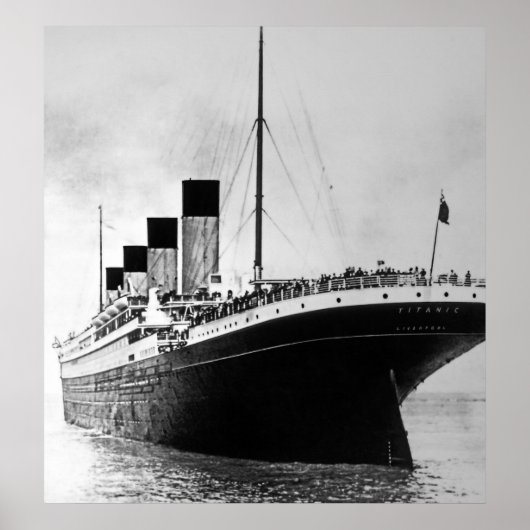 RMS Titanic Outbound Poster (Voorkant)