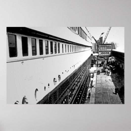 RMS Titanic: Passagiers Embark Poster (Voorkant)