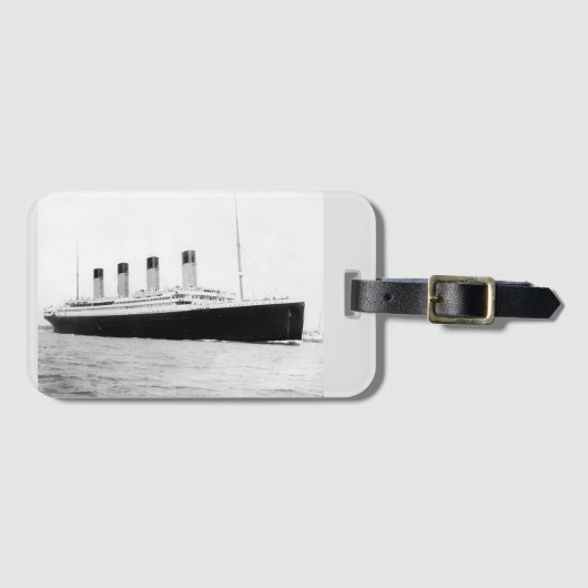 RMS Titanic Passenger Liner Bagagelabel (Voorkant (horizontaal))