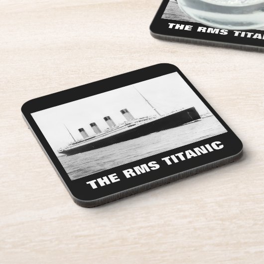 RMS Titanic Passenger Liner Bier Onderzetter (Linkerzijde)