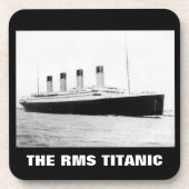 RMS Titanic Passenger Liner Bier Onderzetter (Voorkant)