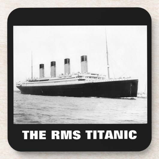 RMS Titanic Passenger Liner Bier Onderzetter (Voorkant)