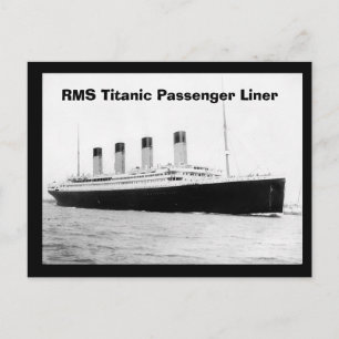 RMS Titanic Passenger Liner Briefkaart