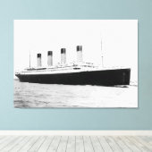 RMS Titanic Passenger Liner Canvas Afdruk (Insitu (Houten vloer))