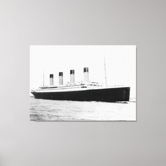 RMS Titanic Passenger Liner Canvas Afdruk (Voorkant)