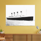 RMS Titanic Passenger Liner Canvas Afdruk (Insitu (Woonkamer))