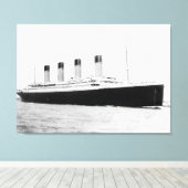 RMS Titanic Passenger Liner Canvas Afdruk (Insitu (Houten vloer))