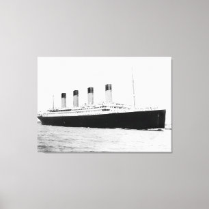 RMS Titanic Passenger Liner Canvas Afdruk