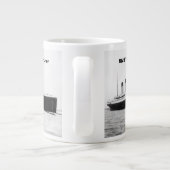 RMS Titanic Passenger Liner Jumbo Mok (Achterkant)