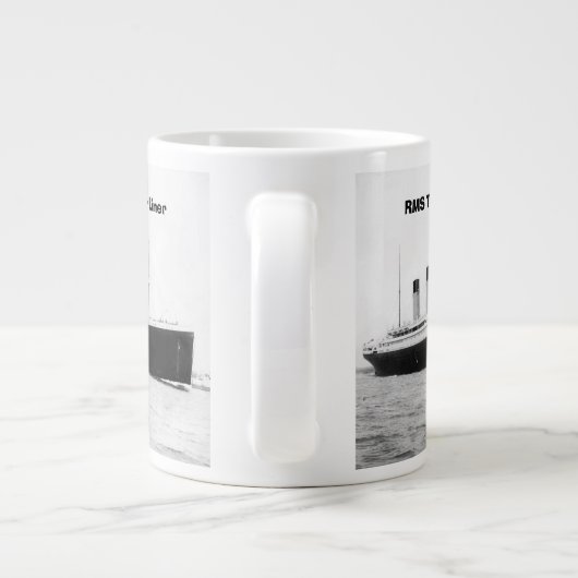 RMS Titanic Passenger Liner Jumbo Mok (Achterkant)