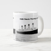 RMS Titanic Passenger Liner Jumbo Mok (Voorkant rechts)