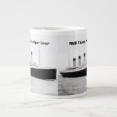 RMS Titanic Passenger Liner Jumbo Mok (Voorkant)