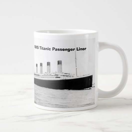 RMS Titanic Passenger Liner Jumbo Mok (Rechts)