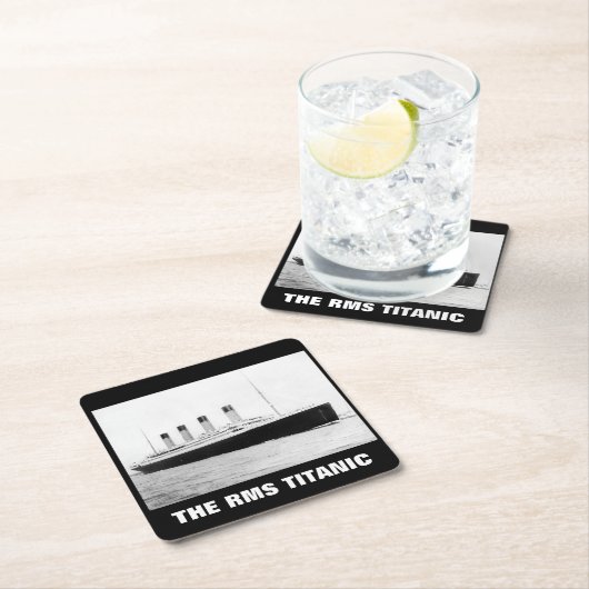RMS Titanic Passenger Liner Kartonnen Onderzetters (Insitu)