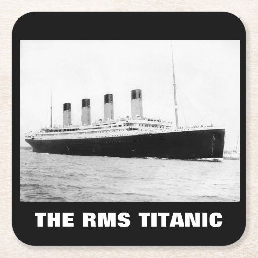 RMS Titanic Passenger Liner Kartonnen Onderzetters (Voorkant)