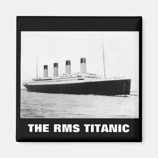 RMS Titanic Passenger Liner Magneet (Voorkant)