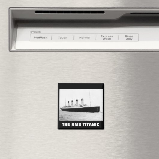 RMS Titanic Passenger Liner Magnet (Insitu (Vaatwasser))