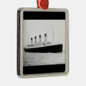 RMS Titanic Passenger Liner Metalen Ornament (Rechts)
